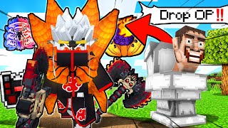Minecraft Tapi Skibidi Toilet Bisa Drop OP KEKUATAN NARUTO !! Baryon Gear 5 Lets Go!!