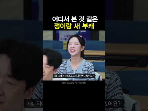 정이랑 새 부캐 웃음 치료사
