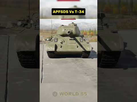 APFSDS Vs T34. #warthunder