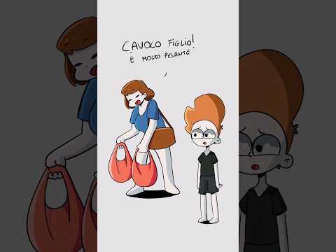 IO OGNI VOLTA CHE AIUTO MAMMA CON LA SPESA #animazione #divertente #memeita