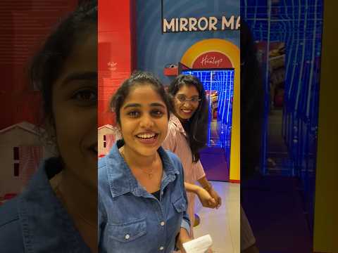 Trapped in Mirror maze 😂 #shorts #short