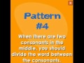 Dividing Words and Patterns