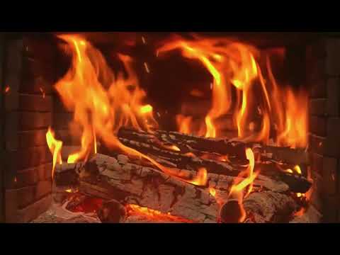 🔥 Cozy Night by the Fireplace 1 Hours - Fireplace with Burning Crackling and Fire Sounds  ASMR399