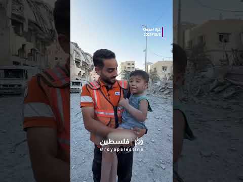 أنا كويس اول كلمات محمد من بعد انقاذه من تحت الانقاض