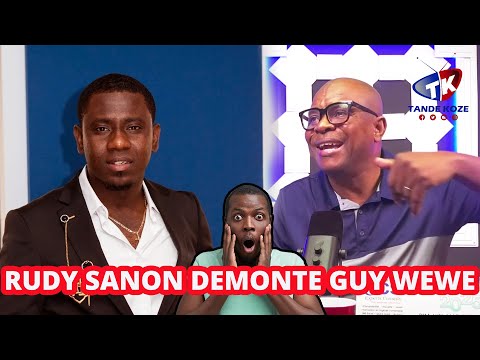 Rudy Sanon fini ak Guy Wewe, san filtè Rudy pase yon woulo sou Guy