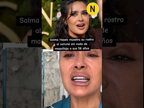 SALMA HAYEK SIN MAQUILLAJE muestra su ROSTRO AL NATURAL a los 58 años y asombra con su GRAN BELLEZA