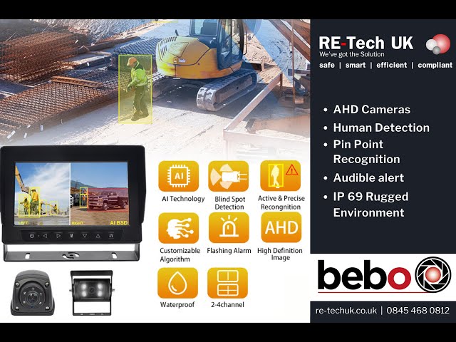 bebo AI Forklift 2 and 4 Camera Solution!