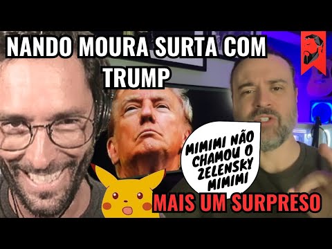 NANDO MOURA SURTA COM DONALD TRUMP QUE NÃO CHAMOU O ZELENSKY