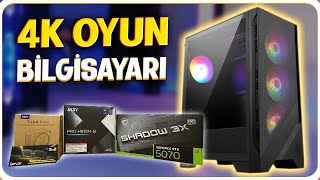 4K'ya Giriş Bilgisayarı🔥i5 245KF + RTX 5070 Gamerdays Özel Sistem (65K)