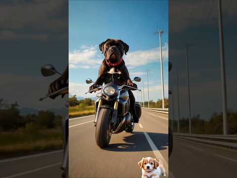 Chú chó chạy xe như người #sorts #dog