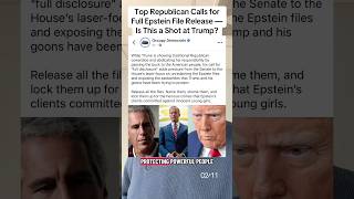 GOP Senate leader demands full Epstein file release, shaking up Washington politics. #epsteinfiles