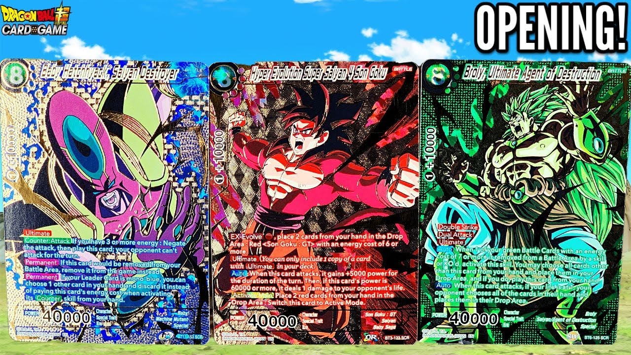 DBS 5th Anniversary GOLD CARDS Opening!! (Premium Bandai)