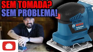 Cadê o fio? Lixadeira oscilante a bateria GSS 18V-10 #bosch