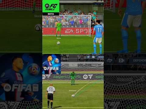 FIFA MOBILE VS EA FC 24 Penalty animation 🔥 #fifamobile #eafc24