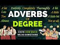 Understanding Adverbs of Degree