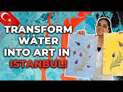 EBRU ART | Must-have experience in Istanbul 🇹🇷