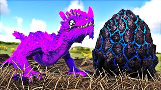 O BEBÊ DRAGÃO FOI EXPULSO PELOS PAIS POR NÃO TER PENAS E EVOLUIU PARA SE VINGAR! ARK 100 DIAS