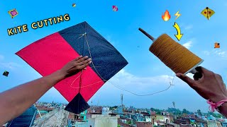 Kite Fighting with New Manjha & kite cutting | kites vlogs | kite 