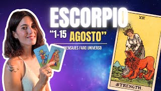 Escorpio ¡¡¡MENSAJES MEDIUMNICOS, TE MANDAN SEÑALES DEL CIELO!!! ⚜️ Del 1 al 15 de Agosto