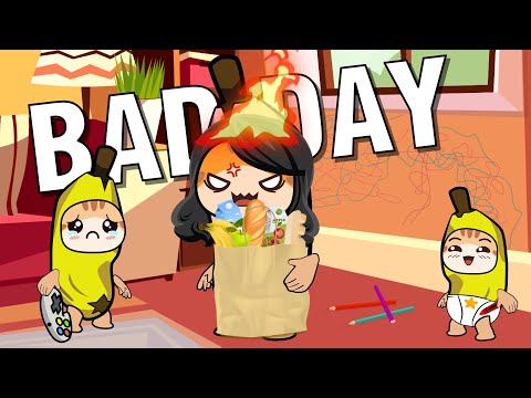 Banana Cat Family 🐱🍌 Cry 😿 and Happy 😸🥰 FUNNY FAMILY #26