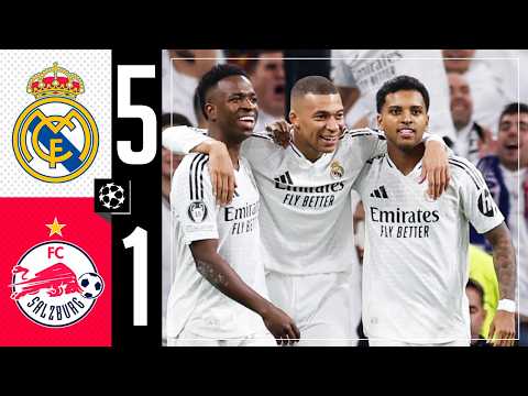 HIGHLIGHTS | Real Madrid 5-1 Salzburg | Champions League