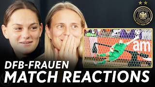 "Da hat man keine Worte für!" | Match Reactions 🇫🇷🇩🇪 mit Giovanna Hoffmann & Klara Bühl