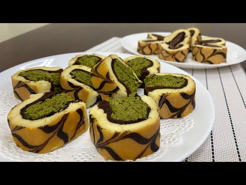 Resepi Kek Tapak Kuda Matcha Crunchy Lembut Dan Gebu | Mudah Disediakan