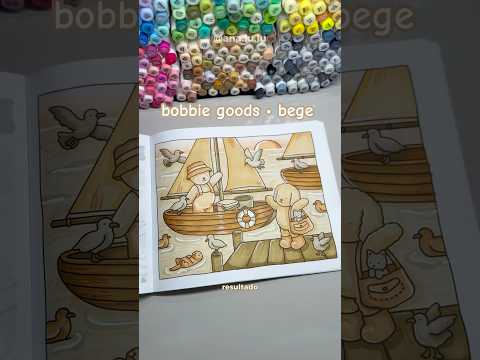 bora pintar bobbie goods com uma única cor? 🐪🥨🏷️ #pintura #bobbiegoods #arte #coloring #marcador