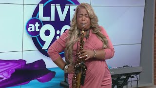 Lady E-Flat presents 'Amazing Grace' like it's the last performance of her life, talks about new boo
