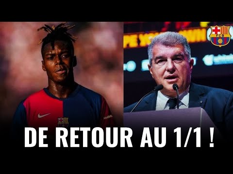 🚨 Le Barça de retour au 1/1 !