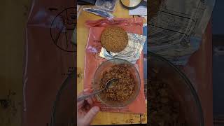 Lentil Stew and Oatmeal Cookie(US Humanitarian Daily Ration) #MRE #HDR