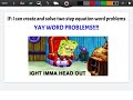 Solving Two Step Word Problems