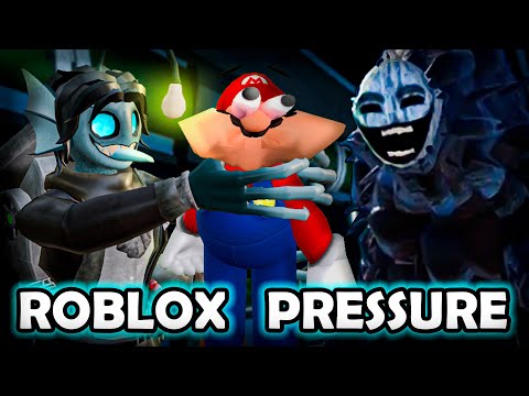 Mario Plays Roblox Pressure