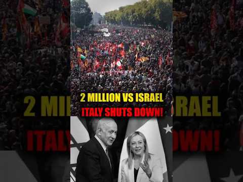Italy STRIKES for Gaza! 2 Million Protest Israel’s War Crimes #Gaza #Israel #Palestine #ItalyStrike