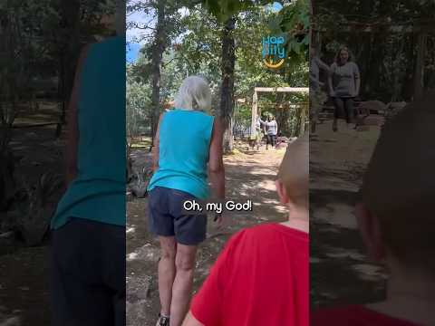 Gutsy grandma confronts yard intruder but discovers daughters after years apart ❤️ #shorts