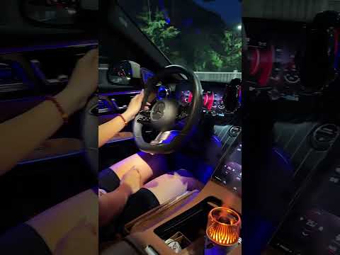 Girls Driving Benz C2601 — Style,Class,or Just Daily Life? 😎✨#Benz#viralvideo #trending#shorts#love
