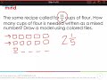 Converting Improper Fractions to Mixed Numbers