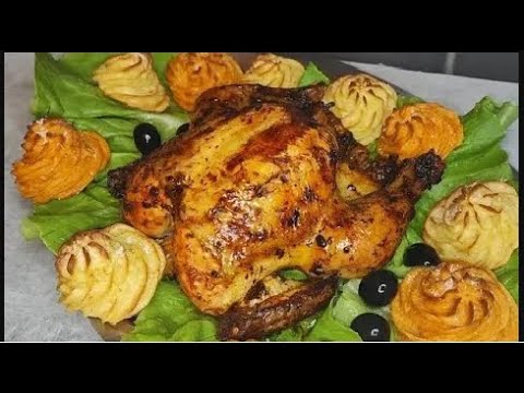 Questa deliziosa ricetta di pollo con patate al forno ha stupito i miei ospiti! Ricetta perfetta