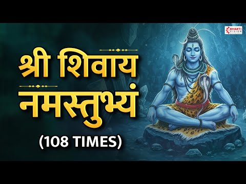 श्री शिवाय नमस्तुभ्यं मंत्र - 108 बार | Shree Shivay Namastubhyam 108 Times | Powerful Shiva Mantra