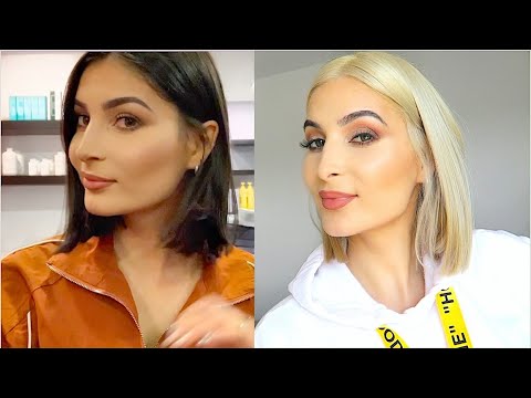 DE BRUNE À BLONDE EN DIRECT 😱😍
