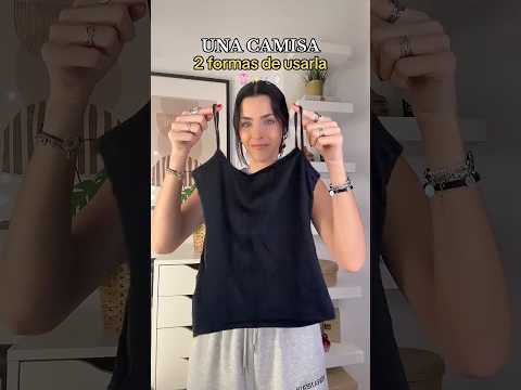 1 CAMISA 2 FORMAS de USARLAS 👚🤯👗(Tips y Trucos parte 1) #trucos #tips #ropa #modafeminina