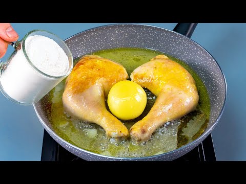 ¡Simplemente añade harina al caldo de pollo! Esta receta es fantástica.