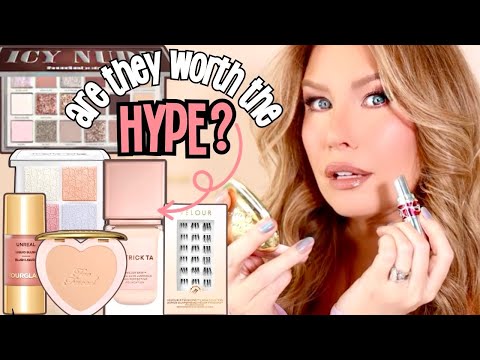 Testing NEW Viral Makeup From Sephora- Huda Beauty, Patrick Ta, Hourglass & More!