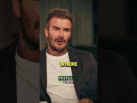 David Beckham Reveals What Player Plays Like him