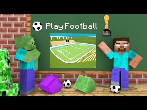 Herobrine Accepts The Soccer Match - Minecraft Animation