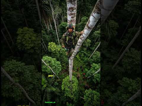 detik detik prajurit elit kamuflase di pohon‼️😱🪖#shorts #viral