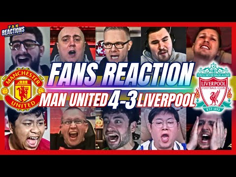 MAN UTD & LIVERPOOL FANS REACTION TO MAN UNITED 4-3 LIVERPOOL | FA CUP