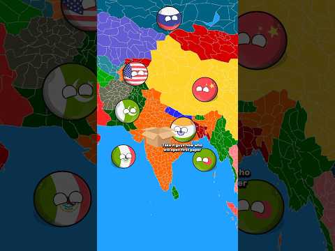 Countries are playing game | Countries In a Nutshell in Hindi | country balls in Hindi|#countryballs
