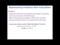 Solving Word Problems with Linear Inequalities