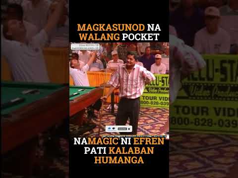 Hindi KINAKABAHAN si EFREN sa HILL Match, 2 MAGIC IN A ROW NI EFREN
